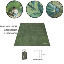 Toldo impermeável para proteção contra chuva e sol, redes de acampamento, tenda sobrevivência, toldo piquenique, caminhadas acessórios - Image 1