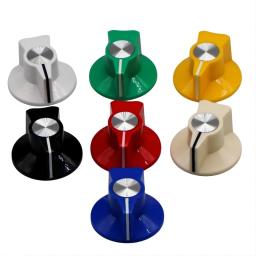 Botão do ajuste do volume para o amplificador da guitarra, áudio do reverberador, botão plástico, 29X16MM - Image 1