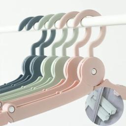 Cabides dobráveis multifunções, cabides telescópicos, portáteis, para roupas, roupas íntimas, meias, estendal, organizador de viagem - Image 1