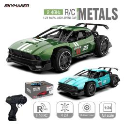 Sulong-Metal RC Carro Brinquedos para Meninos, 1:24, 2.4G, Alta Velocidade, Controle Remoto, Mini Modelo de Escala, Veículo Elétrico, Presente - Image 1