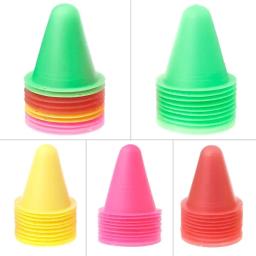 Futebol Marcação Cup Cones Marcador, Slalom Roller, Skate Pile Cup, Futebol Equipamento de Treinamento, Novo, 10 Pcs - Image 2