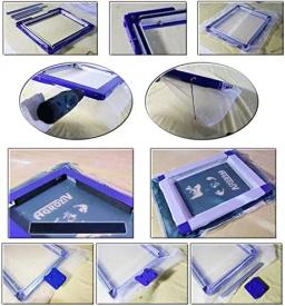 Silk Screen Printing Mesh, Stretching Frame, Glue Free, Stretch Screen Frame, 7x 9 Polegada - Image 5
