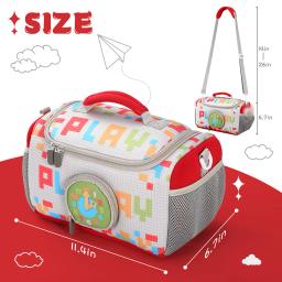 Caixa de transporte para reprodutor de áudio, estojo de transporte para tooniebox, organizador de armazenamento de brinquedos musicais educativos para estatuetas tonies - Image 6