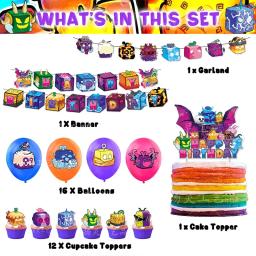 Blox Frutas Balão Decoração, tema De Festa De Aniversário, Brinquedo Do Menino, Decoração De Jardim - Image 2
