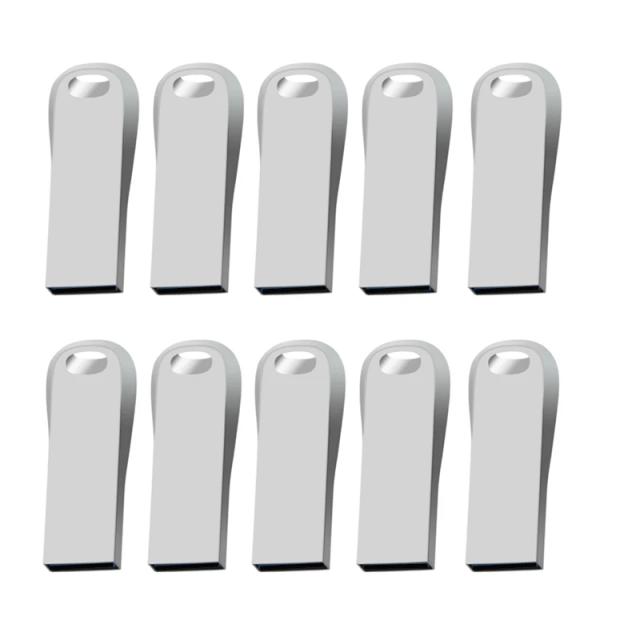 Pen Drive USB 2.0 Metal Personalizável 4GB-128GB - Unidade de Armazenamento Durável