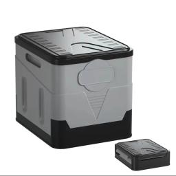 Vaso sanitário dobrável portátil para acampamento ao ar livre, penico para adultos, design de capa, assento para carro, piquenique, organizador e armazenamento - Image 6
