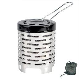 Aquecedor portátil de aço para acampamento ao ar livre, Mini aquecedor a gás, Fogão resistente ao desgaste, Equipamento de cobertura de aquecimento - Image 1