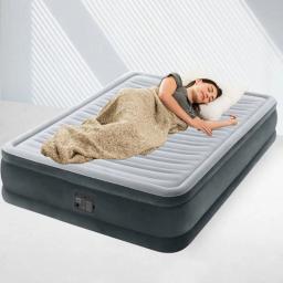 Colchão inflável com bomba elétrica cama inflável dobrável ao ar livre sofá jardim acampamento espreguiçadeira praia ar daybed móveis - Image 1