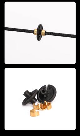 Arco e flecha com clipes de cobre, Lip Beads, Universal Recurve, Composto Bow Acessório, 1 conjunto, 3 pcs, 5Set - Image 5