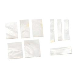 Mãe branca do Pearl Inlay, em branco instrumentos de cordas para guitarra, DIY embutimentos Material, Fingerboard, guitarra pescoço - Image 2