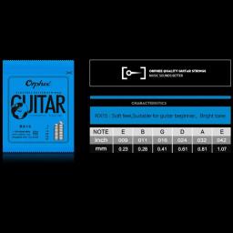 Cordas de guitarra elétrica e b g d uma única corda super leve calibre 009-042 orphee rx15 instrumento de cordas acessórios musicais - Image 6