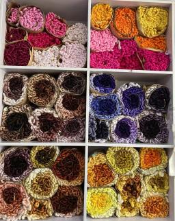 10 skeins chinês natural mulberry seda bordado fios fio 440m por skein #25 440m por skein - Image 5