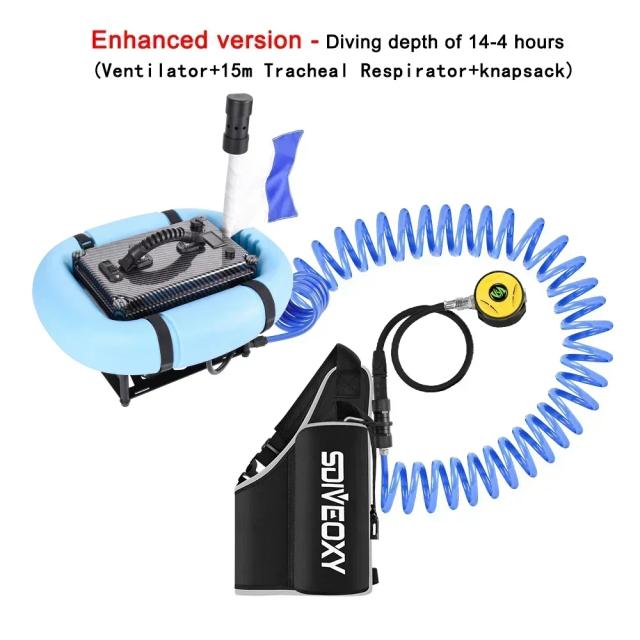 Snorkel Subaquático Recarregável e Impermeável para Mergulho Autônomo até 14m - Ideal para Aventuras Recreativas