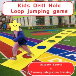 Engraçado ao ar livre jogos para crianças playground túnel hopscotch saltar relé corrida jardim de infância sensorial treinamento esporte brinquedos - Image 3