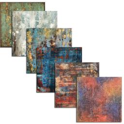 12/24 folhas abstratas textura scrapbooking almofadas de papel origami arte fundo cartão fazendo diy papel artesanato novo - Image 6