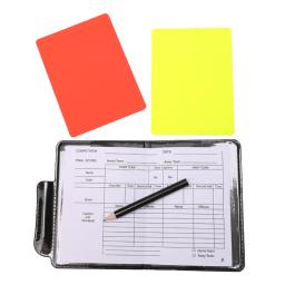 Carteira e Cartões de Árbitro, Lápis Vermelho e Amarelo, 1 conjunto - Image 5