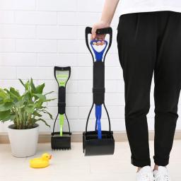 Pet Dog Long Handle Pooper Scooper, Cat Waste Picker, Jaw Pick Up Ferramentas de Limpeza, Pet Shop, 60cm - Image 3