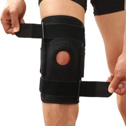 Suporte de Joelho Ortopédico, Joelheiras Patela Abertas Ajustáveis, Protetor Guarda, Exercício de Ginásio, Esportes para Artrite, Dor nas Articulações - Image 2