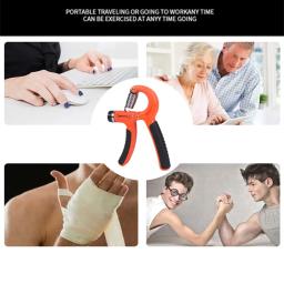 Hand Grip Exercício Trainer para Treinamento de Reabilitação, Hand Grip, Ginásio Fitness, Ajustável, Dedo, Força Antebraço, Recuperação Muscular Gripper - Image 6