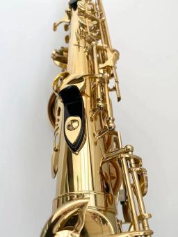 Saxofone Alto profissional com banhado a ouro Shell botão, instrumento musical, 1-1 estrutura, modelo de bronze, original 62 - Image 4