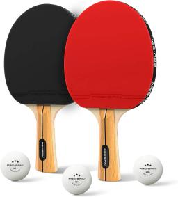 Conjunto De Raquete De Tênis De Mesa Profissional, Raquete De Ping Pong, 7 Estrelas, Espinhas-Em Borracha, Alta Qualidade, Lâmina Bat, Pá com Saco, 4Pcs - Image 2