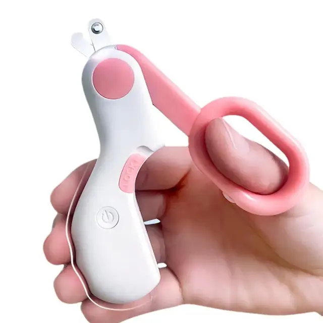 Cortador de Unhas Elétrico para Pets com Luz LED, Segurança e Praticidade na Hora de Aparar as Garras