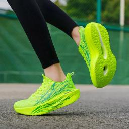 Tênis de Corrida Marathon Masculino com Placa de Carbono, Esportivo Especializado, Respirável, Leve, Confortável Feminino, Antiderrapante - Image 5