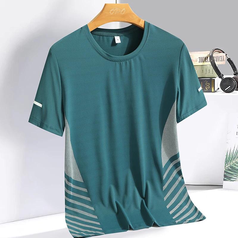 Manga curta esportes t-shirt para correr - Image 1
