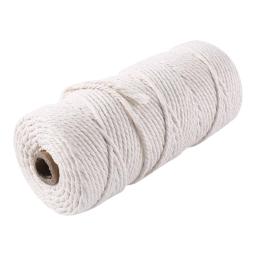 Kit De Cordão De Algodão De Macramé Com Ganchos, Contas, Corda De Madeira, Vara De Madeira, Cabides De Parede De Plantas, Kit De Macramé, 3mm - Image 6