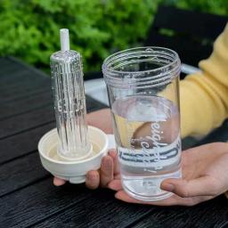 Garrafa de água do infusor de frutas com palha Durável Grande BPA Livre, Tritan Flip Lid, Design à prova de vazamento - Image 2