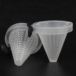 Plástico cônico Worm Alimentador para aquário, Red Worm, Bloodworm Alimentação, Funil Cup, peixe salmoura, Shrimp Food Tool, 2pcs por lote - Image 5