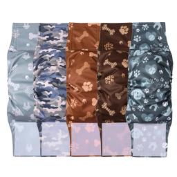 Fraldas ajustáveis de barriga, Fralda de cachorro para cães machos, Calça Reutilizável Lavável Pet Underwear para cães pequenos - Image 1
