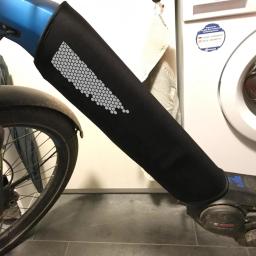 Refletivo E-bike Frame Capa Protetora, Manga de Bateria, Dustproof, Resistente a Riscos, Removível, Acessórios de ciclismo, Inverno - Image 4
