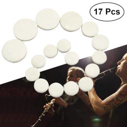 Clarinete branco Som Hole Pads, Treble Drop, Tuning Hole Pad, Material de Reparação, Conjunto de Acessórios, Bb Branco, 17 Pcs - Image 6