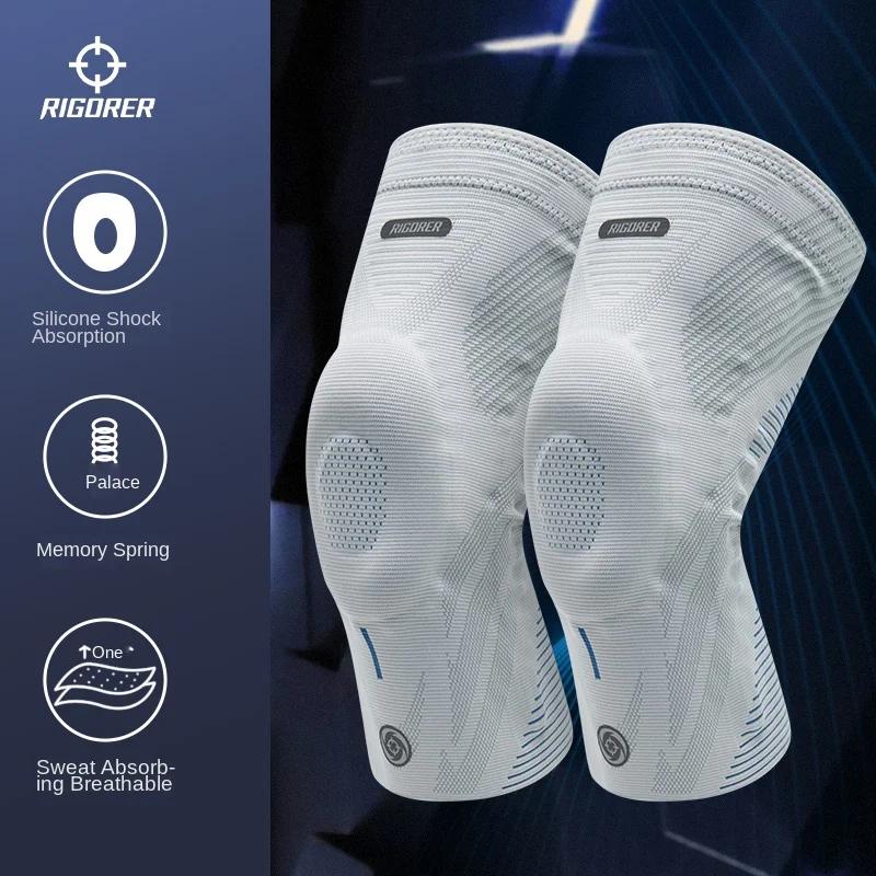 Rigoster-joelheiras esportivas profissionais para homens e mulheres, protetores anti-colisão para proteger o joelho - Image 1