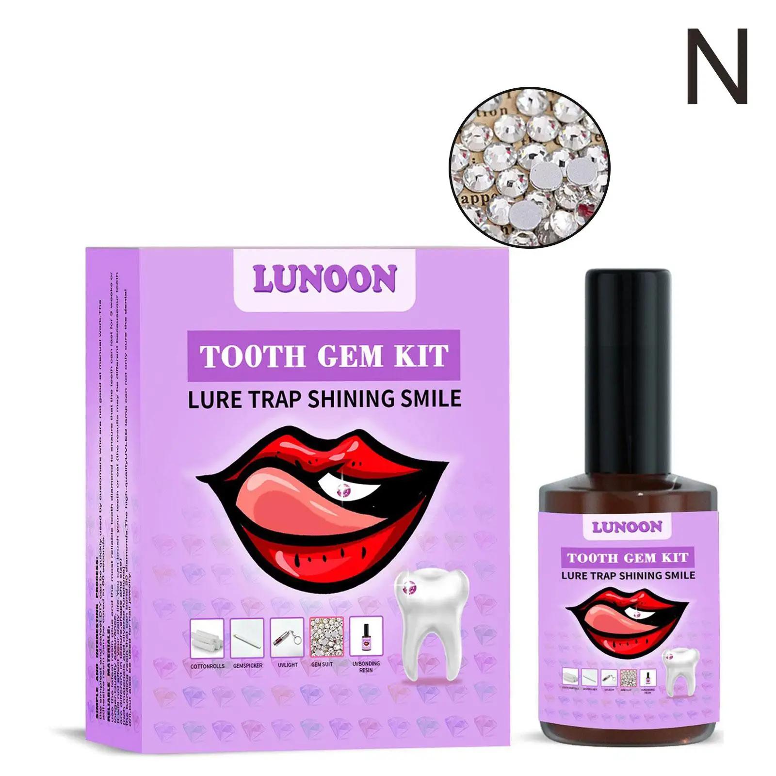 Kit De Jóias De Dente Com Gemas E Firme Leve, Pedra Preciosa, Ornamentos De Dentes DIY, Luz Clara, Confiável, Ornamentos - Image 1