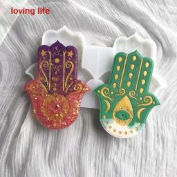 Mão criativa de Fátima incenso varas, molde de silicone, gesso ioga DIY, flor da vida, bandeja titular, decoração para casa - Image 4