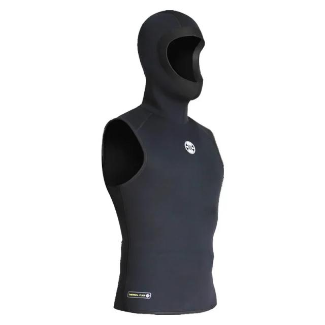 Tanque de Mergulho Quente com Headcover e Capuz - Roupas de Surf Sem Mangas em Neoprene de 3mm