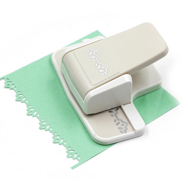 Perfurador de Bordas Edger em Diamante para Flores - Ideal para Projetos de Scrapbooking e DIY em Papel e Cartão