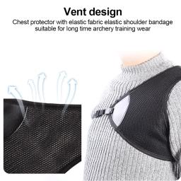 Ajustável Archery Peito Protector Gear, Chestguard, Caça Acessórios, Respirável, Seguro, Arco Proteção, Tiro, 1Pc - Image 4