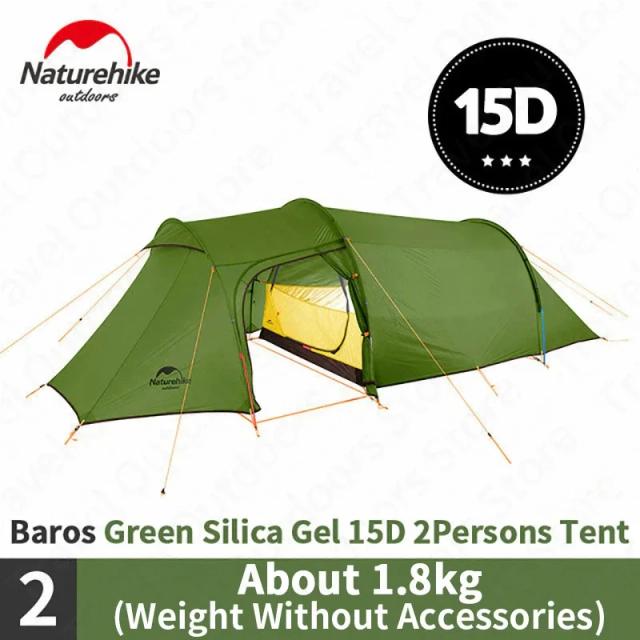 Tenda Túnel Naturehike Opalus Ultraleve Impermeável para Camping em Família e Atividades ao Ar Livre, Ideal para Viagens e Caminhadas em Todas as Estações