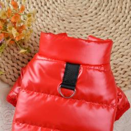 Colete acolchoado espesso para animais de estimação, roupas para cães pequenos, casaco quente para chihuahua, buldogue francês, pug, suprimentos para cães, Yorkies - Image 4