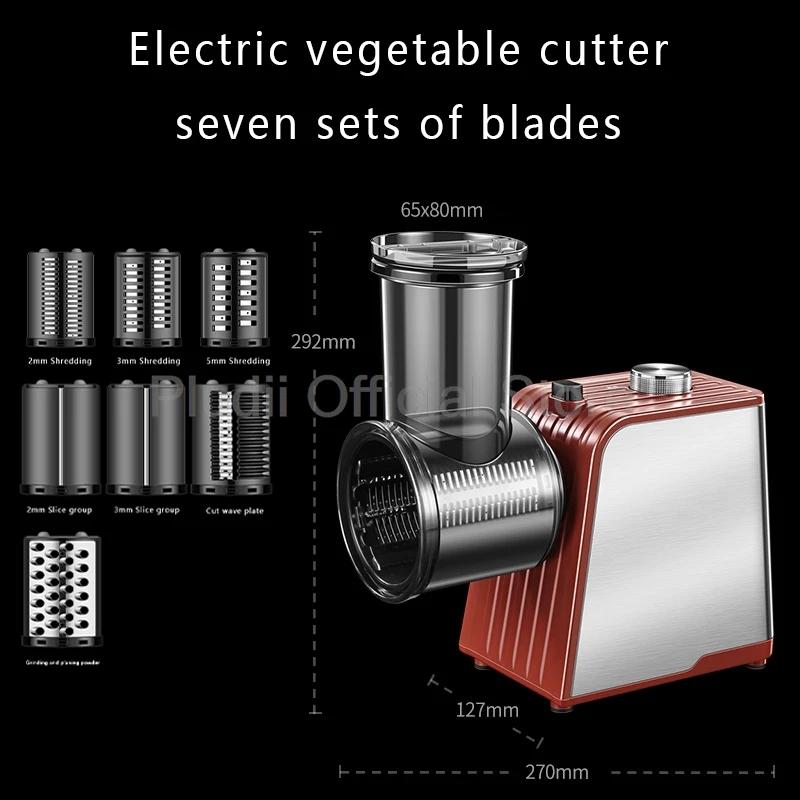 220v multifuncional cortador de legumes elétrico casa cortador de legumes bom comercial automático triturador de batata slicer - Image 1