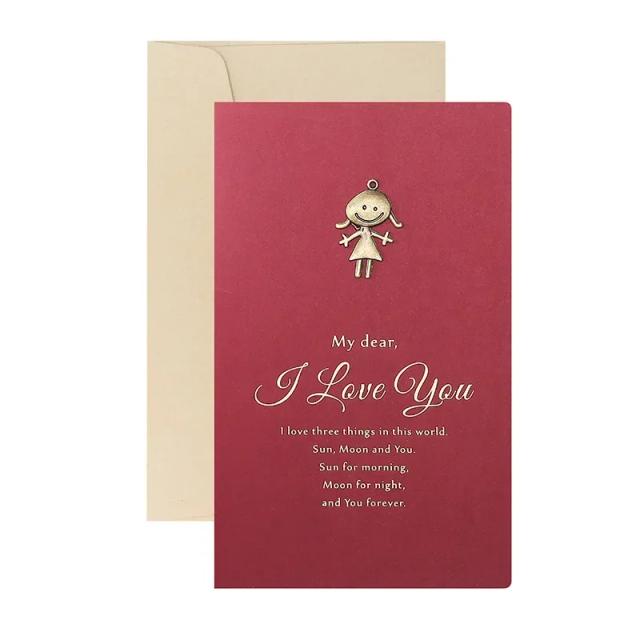 Gift Card Amor com Envelope - Presente Ideal para Dia dos Namorados, Aniversários e Casamentos