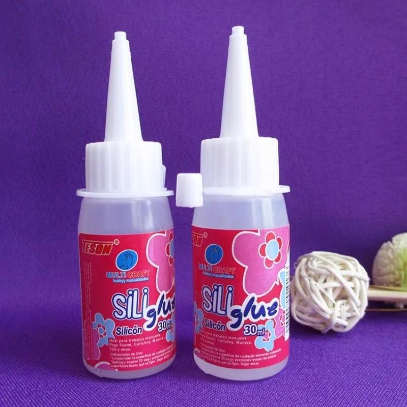 Álcool adesivo transparente artesanato cola, secagem rápida, tampa de parafuso removível, artesanato suprimentos para jardim de infância Home, 30ml - Image 1
