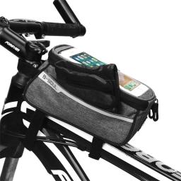 Rainproof Saco de Bicicleta para Frame, Tubo Superior Frontal, Saco De Ciclismo, Caixa Do Telefone, Touchscreen, MTB Acessórios Da Bicicleta, Reflexivo, 6.5in - Image 4