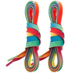 Laços de patins para hóquei no gelo, reforçado encerado ponta design, dupla camada trançado lacer laços, 95in 1 par - Image 4
