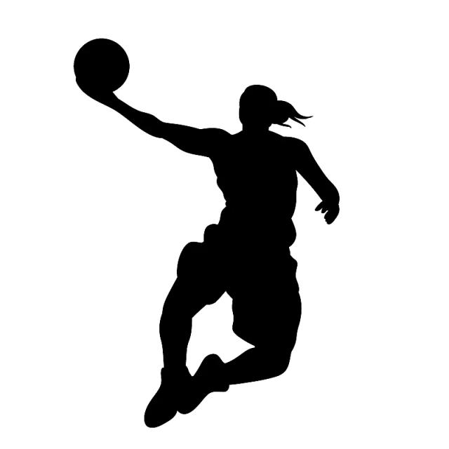Adesivo Decorativo à Prova d'Água para Carro - Jogador de Basquete Cs10795 em Vinil