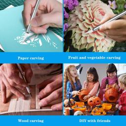 Precisão Artesanato Corte Ferramentas Set, Silhuetas Gravura, cortador de papel, Kit Vinil Weeding, DIY Arte Trabalho, Estudo, 27 pcs - Image 3