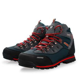 Sapatos masculinos de escalada de montanha de gênero misto, botas de trekking, moda exterior, botas de neve casuais, tamanho positivo 47, inverno - Image 1